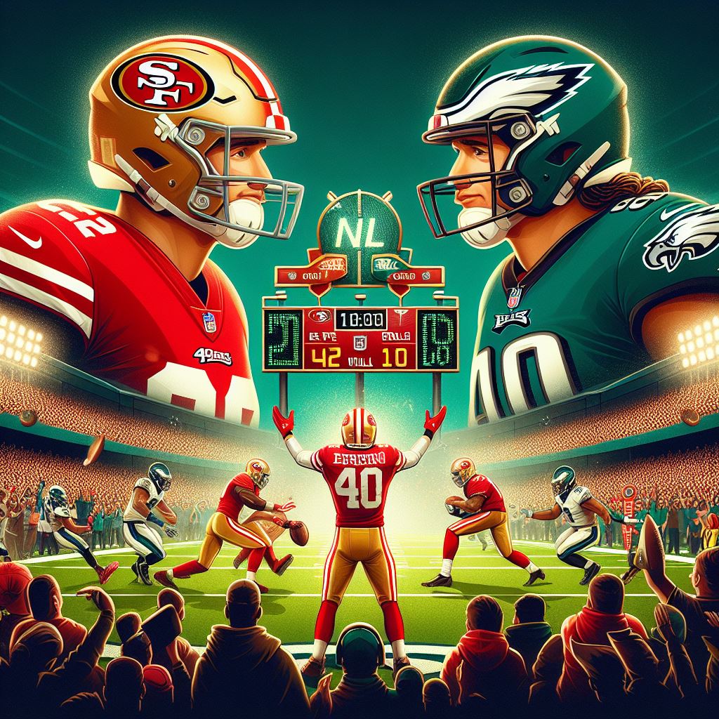 49ers 42-10 win over the Eagles
