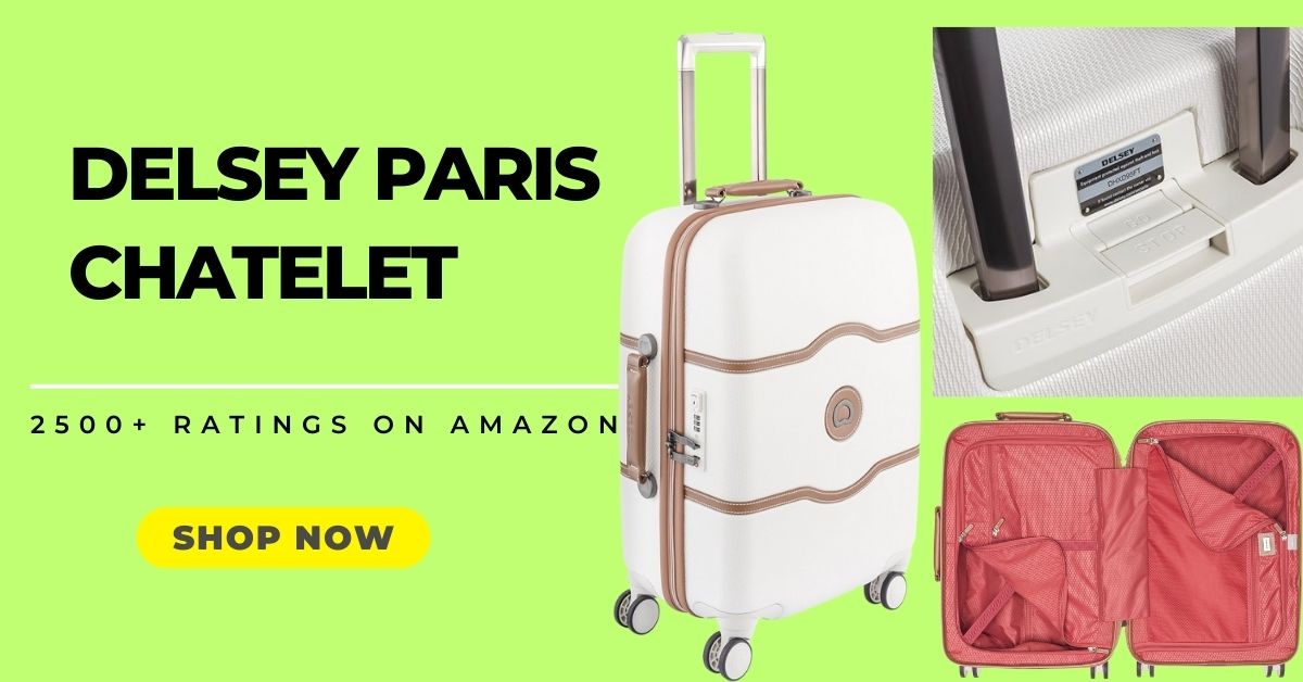best 22 x 14 x 9 carry-on luggage, 22 x 14 x 9 carry-on luggage, DELSEY Paris Chatelet Hard+ Hardside Luggage with Spinner Wheels, Champagne White